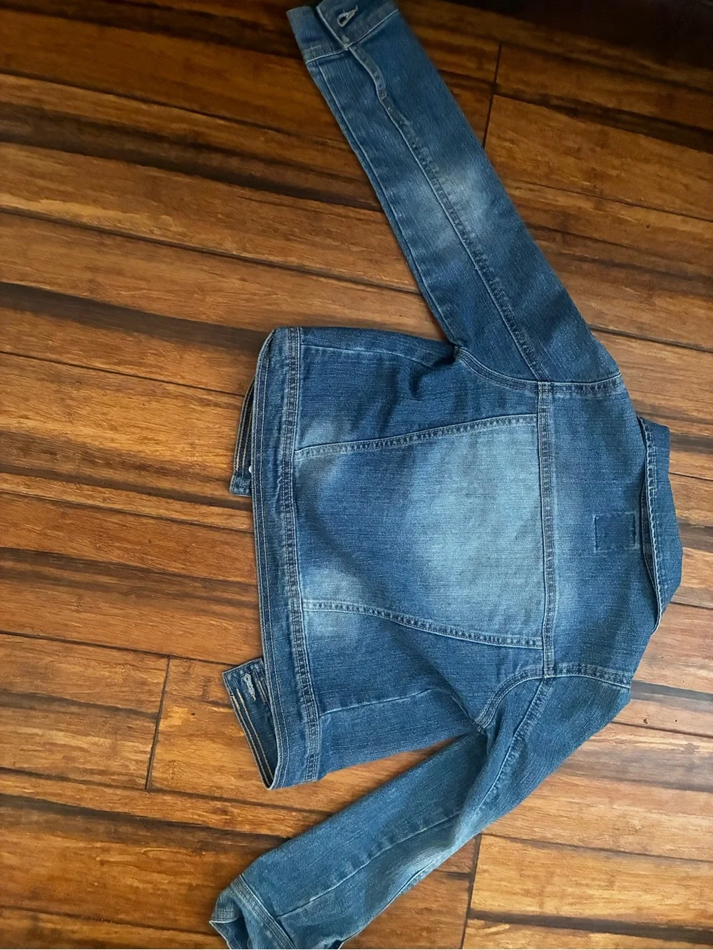 The Children's Place Distressed Blue Denim Jean Jacket